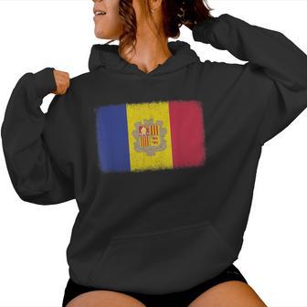 Bandera De Andorra Para Hombres Es Y Niños Sudadera con capucha para mujer - Regaloses