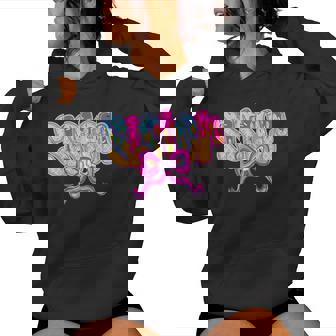 Baseball Sister Drip Ice Cream Baseball Bow Game Day Women Hoodie - Thegiftio