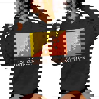 Bhutan Flag Tashi Delek Good Luck Women's Hoodie | Mazezy