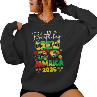 Birthday Crew Jamaica 2026 Birthday Girl Party Matching Women Hoodie | Mazezy