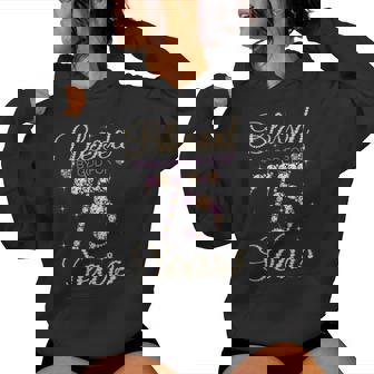 Blessed By God For 75 Years 75Th Birthday Women Women Hoodie - Thegiftio