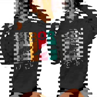 Born To Fly – Retro Hang Glider For Air Sports Fans Women's Hoodie | Mazezy