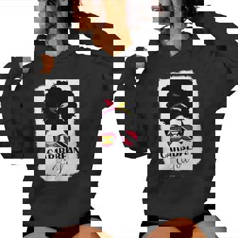 Caribbean Girl Roots Grenada & Trinidad Tobago Mix Heritage Women's Hoodie | Mazezy