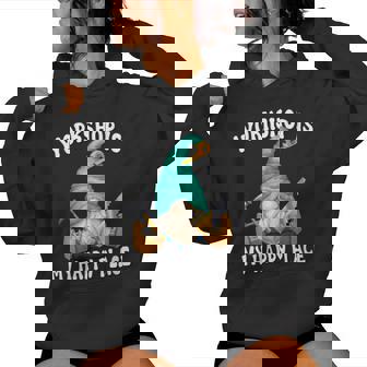 Carpentry Gnome Graphic Saying For Men Woodworker Dad Women's Hoodie | Mazezy