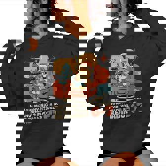 Cat Reading 6-7 Meme In English Teacher Christmas Crew Women's Hoodie | Mazezy