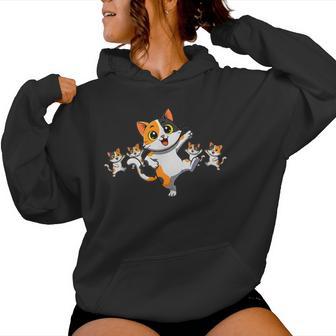 Cats Dancing Cat Lover For Kitty Graphic Women Hoodie - Thegiftio