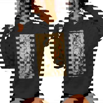 Chat Tricolore Japonais Fleur Japonaise Kanji Zoo Maman Papa Sweat à capuche femme - Cadeauxyz