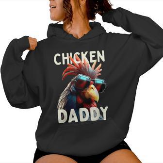 Chicken Daddy Hühnerater Landwirt Geflügelzüchteratertag Kapuzenpullover für Damen - Geschenkecke