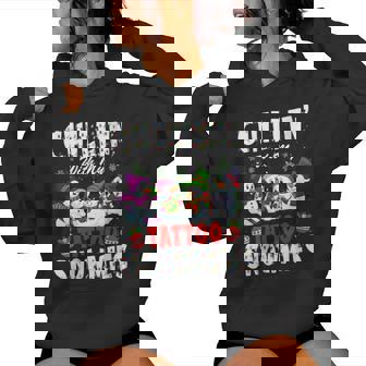 Chillin With My Tattoo Snowmies Xmas Tattooist Women's Hoodie | Mazezy