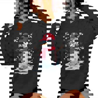 Christmas Baseball Snowman Boys Baseball Christmas Men Women Hoodie - Thegiftio