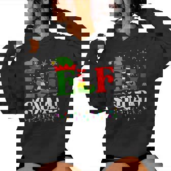 Christmas Elf Squad Xmas Matching Pajamas Women Women Hoodie | Seseable CA