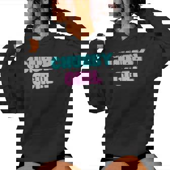 Chubby Girl 長袖tシャツ レディースパーカー - Kawaiitshirt