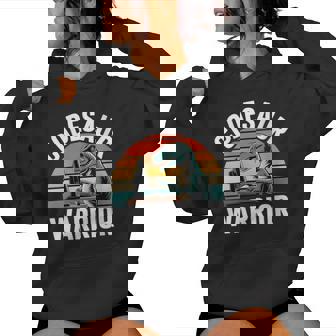 Codesaur Warrior Programmer Dinosaur Retro Women's Hoodie | Mazezy