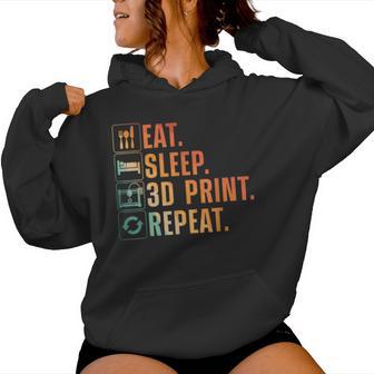 Cool 3D Printing For 3D Printer Lovers Print Geeks Women Hoodie | Mazezy