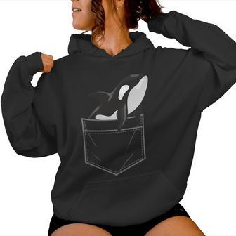 Cool Orca For Killer Whale Ocean Orca Lover Women Hoodie - Thegiftio
