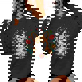 Corgi Mom Dog Lover Colorful Artistic Owner Women Women's Hoodie | Mazezy