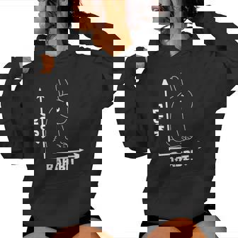 Crazy Optical Illusion Rabbit Duck Perspective Wittgenstein Women's Hoodie | Mazezy