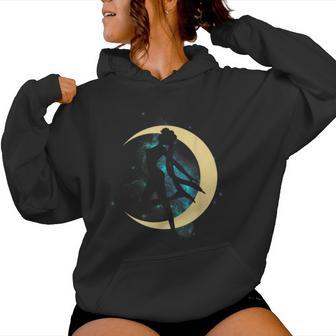 Crescent Moon Planet Sailor Astronomy Mom Anime Girl Fans Women Hoodie | Seseable UK
