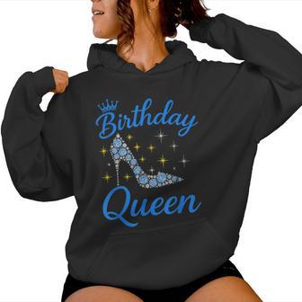 Cumpleaños Reina Fiesta Cumpleaños Niñas Es Bday Crew Tacones Sudadera con capucha para mujer - Regaloses