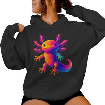 Cute Axolotl Anime Colorful Boy Girls Women Hoodie - Thegiftio UK