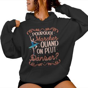 Danse Cadeau Danse Ballet Fille Ballerine Sweat à capuche femme - Cadeauxyz