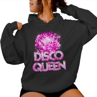 Disco Queen – 70Er Jahre Disco Themedintage 70Er Jahre Kostüm Kapuzenpullover für Damen - Geschenkecke