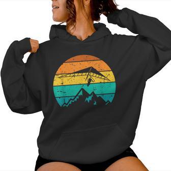 Diseñointage De Ala Delta Para Hombres Y Es Amantes De Lauspensión Sudadera con capucha para mujer - Regaloses