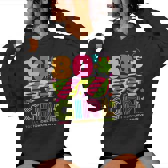 Disfraz Retrointage Para De Los Años 80 Sudadera con capucha para mujer - Regaloses