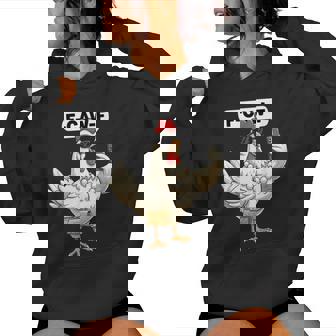 F CAW F Hen Chicken Selfie Sassy Women Meme Fashion Shopping Women's Hoodie | Mazezy