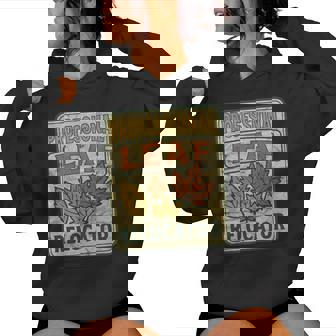 Fall Cleanup Crew Leaf Season Raking Meme Seasonal Chore Women Hoodie | Seseable CA