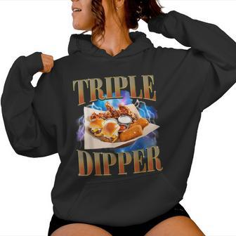 Fast Food Lovers Hamburger Chicken Nugget Foodie Women Women Hoodie | Mazezy