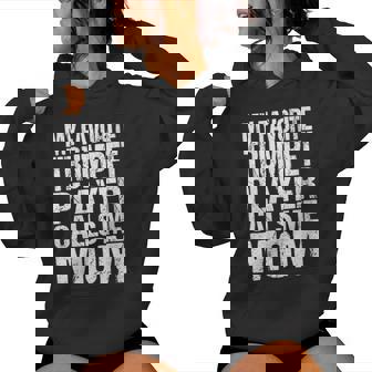 My Favorite Trumpet Calls Me Mom Marching Band Parent Women's Hoodie | Mazezy