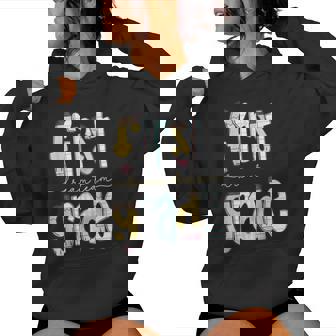 First Grade Dream Team Pencil Back To School Boys Girls Women Hoodie | Seseable FR