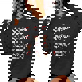 67 Math Teacher Six Seven Meme Christmas Santa Puzzle Women Hoodie - Thegiftio