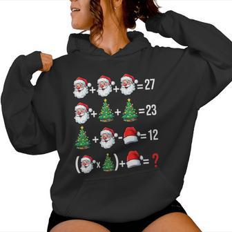 67 Meme Santa Math Teacher Christmas Pajama Men Women Hoodie - Monsterry