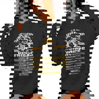 Engineer For Mechanical Engineering Women Hoodie | Mazezy