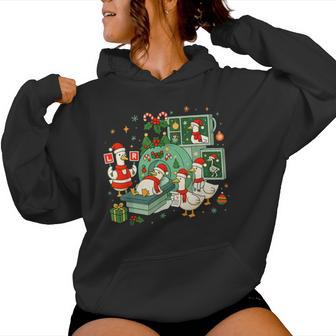 Goose Nurse X-Ray Radiologist Christmas Holiday Women Hoodie - Thegiftio UK