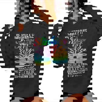 Sarcastic Some People Are Like Slinkies Women Hoodie - Thegiftio