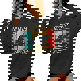 Sea Turtle Novelty For Tortoise Turtle Lover Women Hoodie | Mazezy