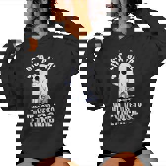 Ghost Gym Workout Bodybuilding Spooky Halloween Women Women's Hoodie | Mazezy