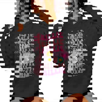 Girl Retro Billie First Name Personalized Groovy 80'S Women Hoodie - Monsterry