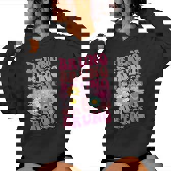 Girl Retro Bruno First Name Personalized Groovy 80'S Women Hoodie - Monsterry