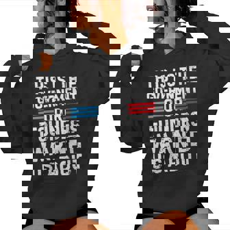 This Is The Government Our Founders Warned Us About Women's Hoodie | Mazezy