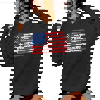 Gráfico De Bandera De Estados Unidos Para Hombres Es Sudadera con capucha para mujer - Regaloses