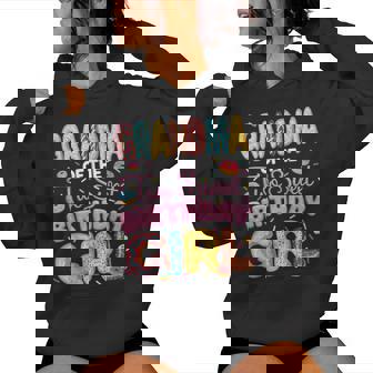 Grandma Of The Two Sweet Birthday Girl Donut 2Nd Birthday Women Hoodie | Seseable UK