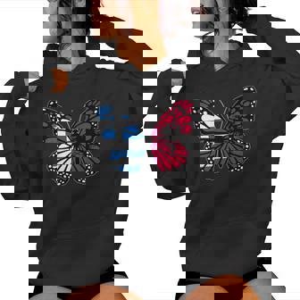 Greece And Albania Mix Butterfly Half Greek Albanian Roots Tank Top Women's Hoodie | Mazezy