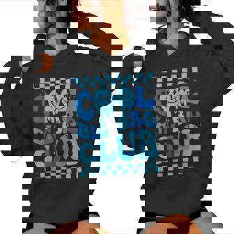 Groovy Cool Big Bro Club Retro Brother Matching Family Women Hoodie | Seseable CA