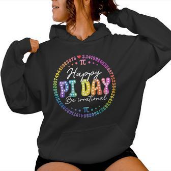 Happy Pi Day Math Coach Teacher Pi Day Lover Nerdy Women Hoodie - Thegiftio