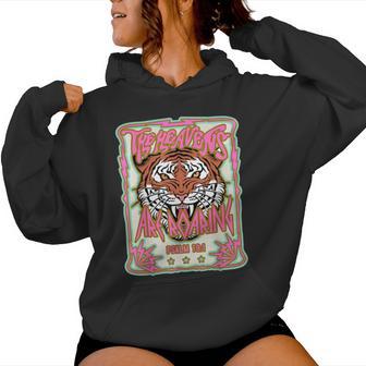 The Heavens Are Roaring Christian Jesus Faith Bible Verse Women Hoodie - Thegiftio UK