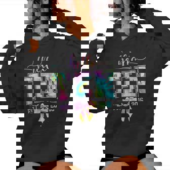 Hello Ten Est 2016 10Th Birthday Coquette 10 Year Old Girl Women Hoodie | Seseable CA